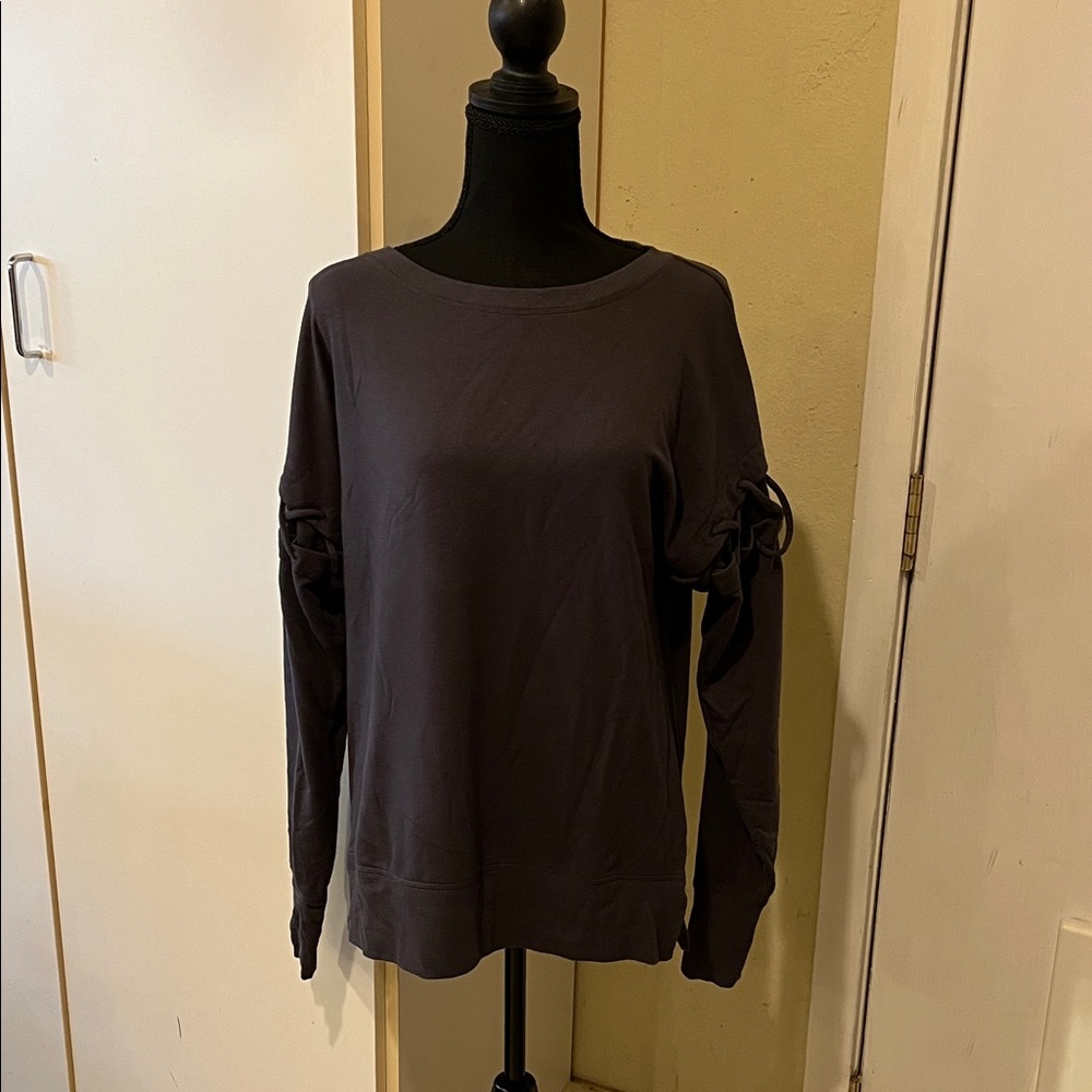 Women's dark gray sweatshirt